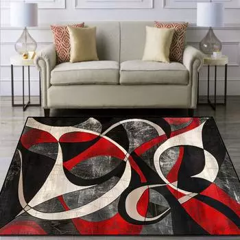 Европейские ковры для гостиной, большой площади, спальни, ковры, абстрактные украшения для дома, диван, журнальный столик, коврик, моющийся, нескользящий ковер 60x90cm door mat