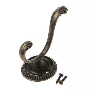 Европейские настенные крючки из цинкового сплава, крючки для одежды, винтажная настенная вешалка для спальни бронзовый