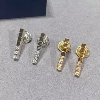 Европейские роскошные классические ювелирные изделия премиум-класса из стерлингового серебра 925 пробы, серьги в форме куба, женские темпераментные модные вечерние подарки