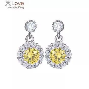 Европейские серьги-иглы из серебра 925 пробы с инкрустацией цирконием женские украшения Кристалл из Австрии простой темперамент дикие украшения