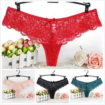 Европейские сексуальные трусики, женское нижнее белье, стринги, женские бесшовные бикини, мини-трусы, женское нижнее белье S чёрный