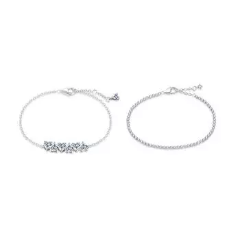 Европейский браслет-змея-цепочка с белым камнем, регулируемый для женщин и мужчин, ювелирные аксессуары, комплект для маркировки