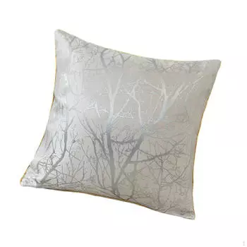 Европейский чехол для подушки, жаккардовый дизайн для дома и дивана серый