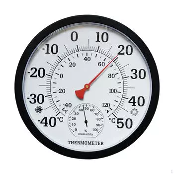 Европейский циферблат влажности и температуры измеритель климата прибор для измерения погоды для дома и гаража
