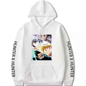 Европейский день кода мужской Европейский код мультфильм принт капюшоном свитер повседневный XS белый