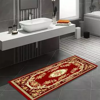 Европейский диван ретро ковер для дома ванная комната душевая комната грязеотталкивающий и простой в уходе длинный впитывающий коврик для ног 40*60cm