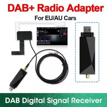 Европейский ЕС AU DAB + Антенна USB Адаптер Цифровое Аудио Трансляция Android Автомобильный Радиоприемник Стерео Ресивер Плеер