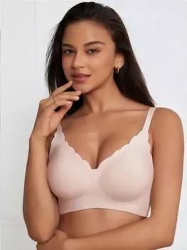 Европейский и американский бесшовный бюстгальтер против провисания: Удобная поддержка с эффектом похудения для большой груди XL (115-128 lbs)