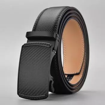 Европейский и американский деловой ремень мужской двухслойный из воловьей кожи Гуанчжоу автоматическая пряжка логотип тисненый ремень 115cm