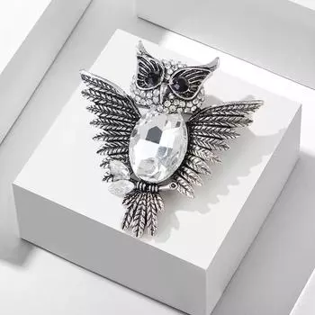 Европейский и американский изысканный красочный костюм, одежда, ретро-свитер с совой, украшения в стиле барокко, брошь в виде мультфильма