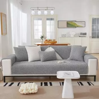 Европейский и американский кремовый стиль, не царапающая диванная подушка, фланелевая эластичная осенне-зимняя утолщенная ткань для дивана, противоскользящая ткань 70X70