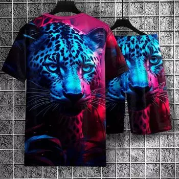 Европейский и американский модный мужской комплект из двух предметов S