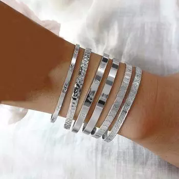 Европейский и американский модный открытый браслет с кованой стрелой и ромбовидным узором