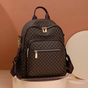 Европейский и американский ретро-рюкзак с принтом 2023 года, новый модный высококачественный рюкзак для женщин, дорожная сумка для отдыха