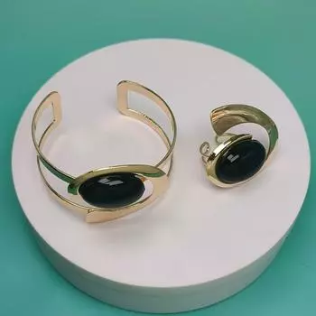 Европейский и американский стиль мода преувеличенный тренд ожерелье серьги комбинация ювелирный набор богемный подарок