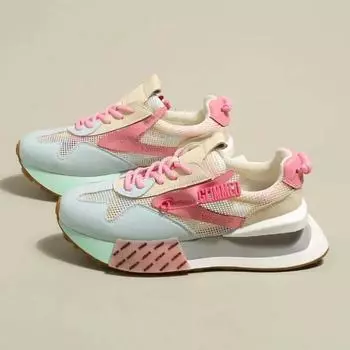 Европейский и американский стиль новой цветовой гаммы обуви Женская обувь с повседневной обувью Туфли на плоской подошве Женские кроссовки 35