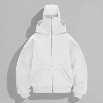 Европейский и американский стиль осенне-зимняя повседневная мода мужская и женская толстовка с капюшоном с двойной шапкой и двойным карманом с принтом M