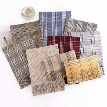 Европейский и американский уличный искусственный кашемировый шарф, модный шарф для поездок на работу, женский простой и универсальный теплый шарф-шаль 70*180cm