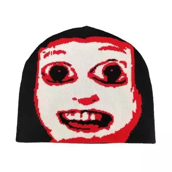 Европейский и американский уличный тренд осени и зимы 2000 года, персонализированная и необычная повседневная вязаная шапка OneSize