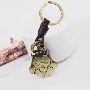 Европейский и американский винтажный брелок в виде совы - подарочный кулон на день рождения
