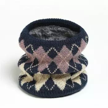 Европейский и американский женский модный шарф с цветовым сочетанием для женщин, вязаный шейный платок, теплый флисовый шейный платок, унисекс, аксессуары 23cmX21cm