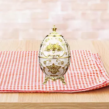 Европейский контейнер для держателя зубочисток для кухонного туалетного стола White Golden