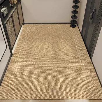 Европейский коврик для входа, противоскользящий коврик для двери, улучшенный противоскользящий коврик для входа в ретро-стиле с песчаным покрытием 80*120cm