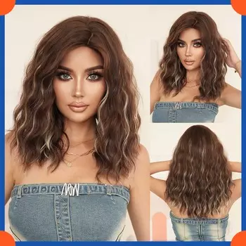 Европейский модный длинный кудрявый парик для женщин HW9147