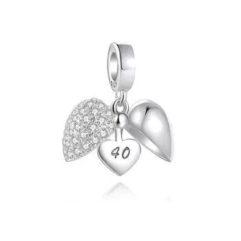 Европейский новый 925 пробы серебро дочь папа тетя сын кулон бусины подходят оригинальный модный браслет для женщин изготовление ювелирных изделий