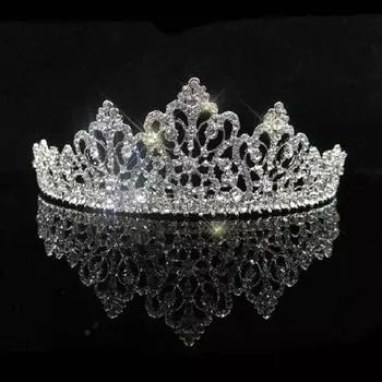 Европейский новый дизайн блестящая жемчужная хрустальная тиара свадебная королевская корона свадебная тиара аксессуары диадемы со стразами короны конкурс