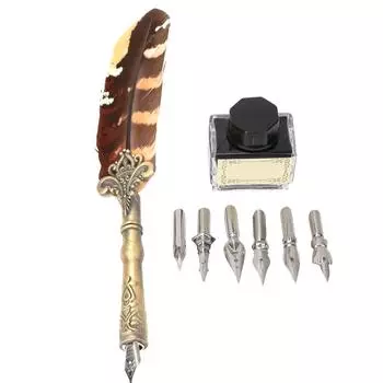 Европейский ретро перьевой ...