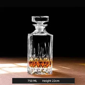 Европейский роскошный хрустальный графин для вина – стеклянный графин без свинца для красного вина и виски A