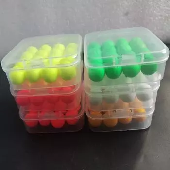 Европейский рыболовный поплавок 12 мм пенопластовый поплавок бусина европейская группа поплавок для ловли карпа плавучая наживка поплавок для рыбалки жёлтый