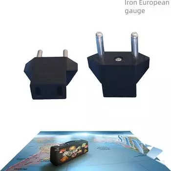Европейский стандарт, круглый, плоский, 9619, маленький утюг, сетевой адаптер, вилка Small European Standard 9619b