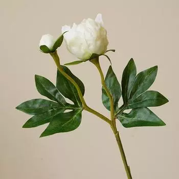 Европейский стиль, 2 головки, имитация пиона, мини-искусственный искусственный цветок, ретро, маленький пион, шелковый цветок, художественная композиция, домашний декор для вечеринки