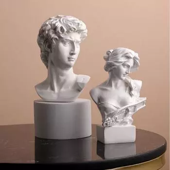 Европейский стиль Древняя скандинавская греческая фигура эскиз искусства 3D греческая мифология статуи смола ремесло женское искусство статуя настольный