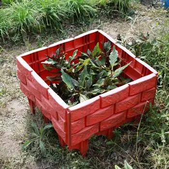 Европейский стиль садовые ограждения гибкие складные ограждения ограждение садовый бордюр ограждение клумба белый