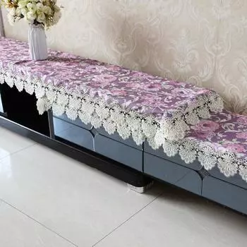 Европейский стиль, ТВ-шкаф, скатерть, тканевый чехол, полотенце, кружевная ткань для гостиной, пылезащитный чехол, бытовой коврик для журнального столика, прямоугольник 60x120cm