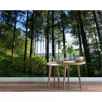 Европейский свежий большой пейзаж с деревом обои ТВ фон настенная роспись гостиная спальня фон 3d обои 200 cm(W) x 140 cm(H)