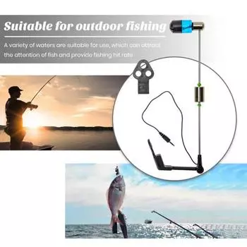 Европейский свингер для ловли карпа, нержавеющая сталь, морской стержень, натяжитель индикатора поклевки, вешалка для уличной рыбалки, аксессуары для сигнализации поклевки красный