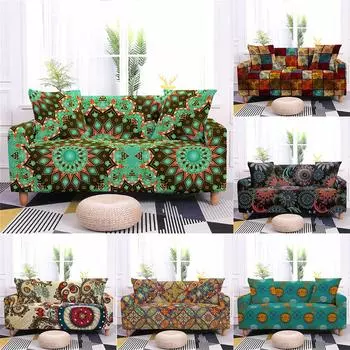 Европейский вариант «все включено» с богемным рисунком, противообрастающее полотенце для обивки дивана, эластичный модульный чехол для дивана, «все включено», моющийся 1 seater 90-140cm