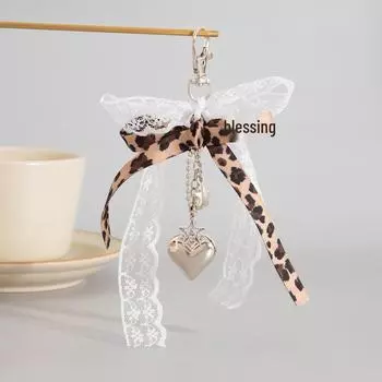 Европейско-американские трансграничные ювелирные изделия: Простой бант из сплава, лента, кулон «Любовь», аксессуары в корейском стиле. k 0245 белый