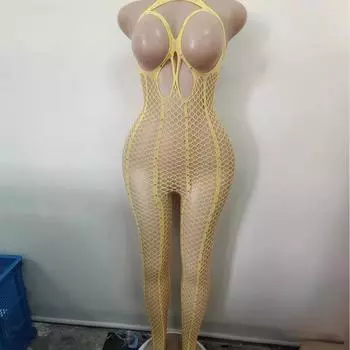 Европейское и американское горячее алмазное секс-белье блестящее цыганское алмазное сеточное Simple packaging