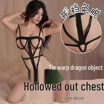 Европейское и американское сексуальное нижнее белье бондаж боди: Универсальный облегающий базовый слой для стильной летней одежды для улицы One Size