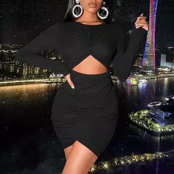Европейское и американское женское сексуальное платье на бедрах, женская короткая юбка