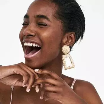 Exaggerate Fashion Vintage Earrings for Women Gold Color Geometric Statement Earring Metal Earing Hanging Jewelry Accessories золотой