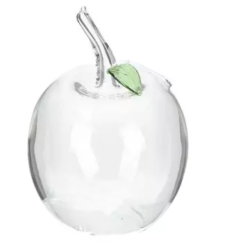 EXCEART Piggy 1 Стеклянная копилка Внутреннее хранилище для купюр и Сделано из x x Для Для дома Подарок на день рождения Банк в форме яблока, Банк, Товары, Монеты, Стекло,