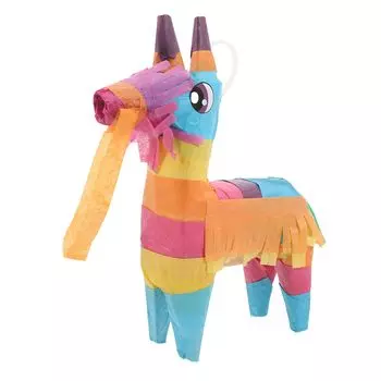 EXCEART Pinata Unicorn Pinata Mini Birthday Halloween Party Товары Игровой реквизит Украшения Бумага Забавное празднование событий с петлей Милый Маленький