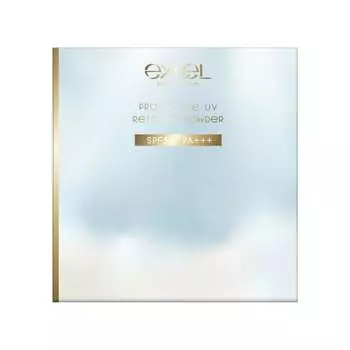 excel Protective UV Retouch Powder with Puff Clear Beige Limited Edition
