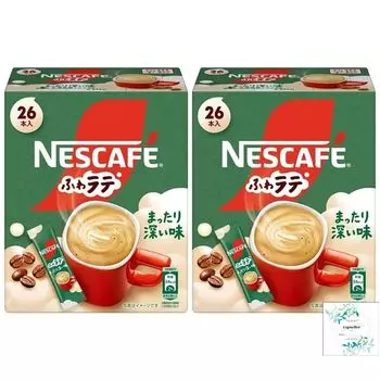 Excella Fluffy Latte Relaxing Deep Flavor Powder 2 Box Set с оригинальной печатью Bonus Outlet Mail Nestl Nescaf (Без коробки, Доставка)